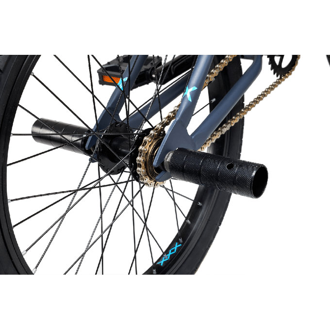 Detský BMX bicykel XtriX 20 šedý/matný modrý (od 120 cm)