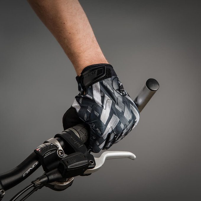 Cyklistické rukavice pre dospelých Elements šedé