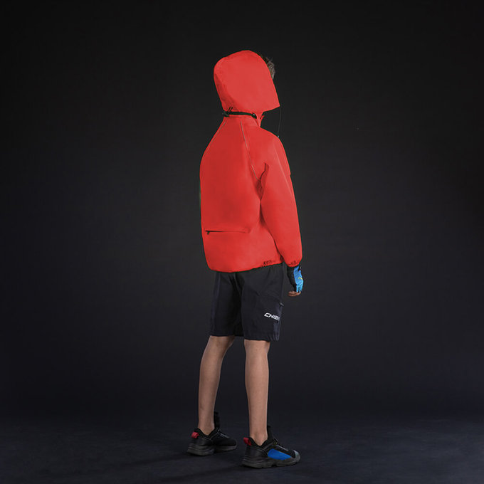 Detská bunda do dažďa červená