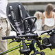 Predná sedačka na bicykel s adaptérom