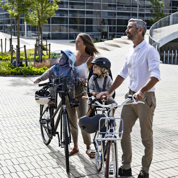 Predná sedačka na bicykel s adaptérom