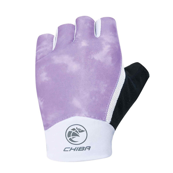 Cyklistické rukavice pre ženy Lady Tie Dye fialové