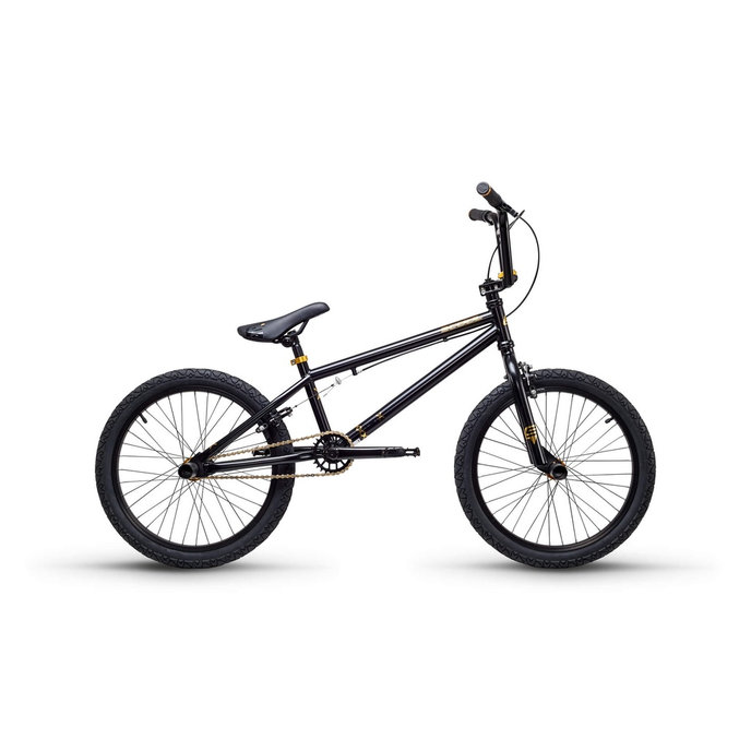 Detský BMX bicykel XtriX 40 čierny/zlatý (od 120cm)