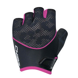 Cyklistické rukavice pre ženy Lady Gel čierne/ružové