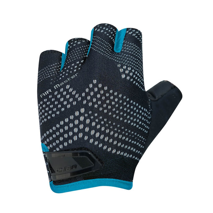 Cyklistické rukavice pre dospelých Air Master čierne/modré